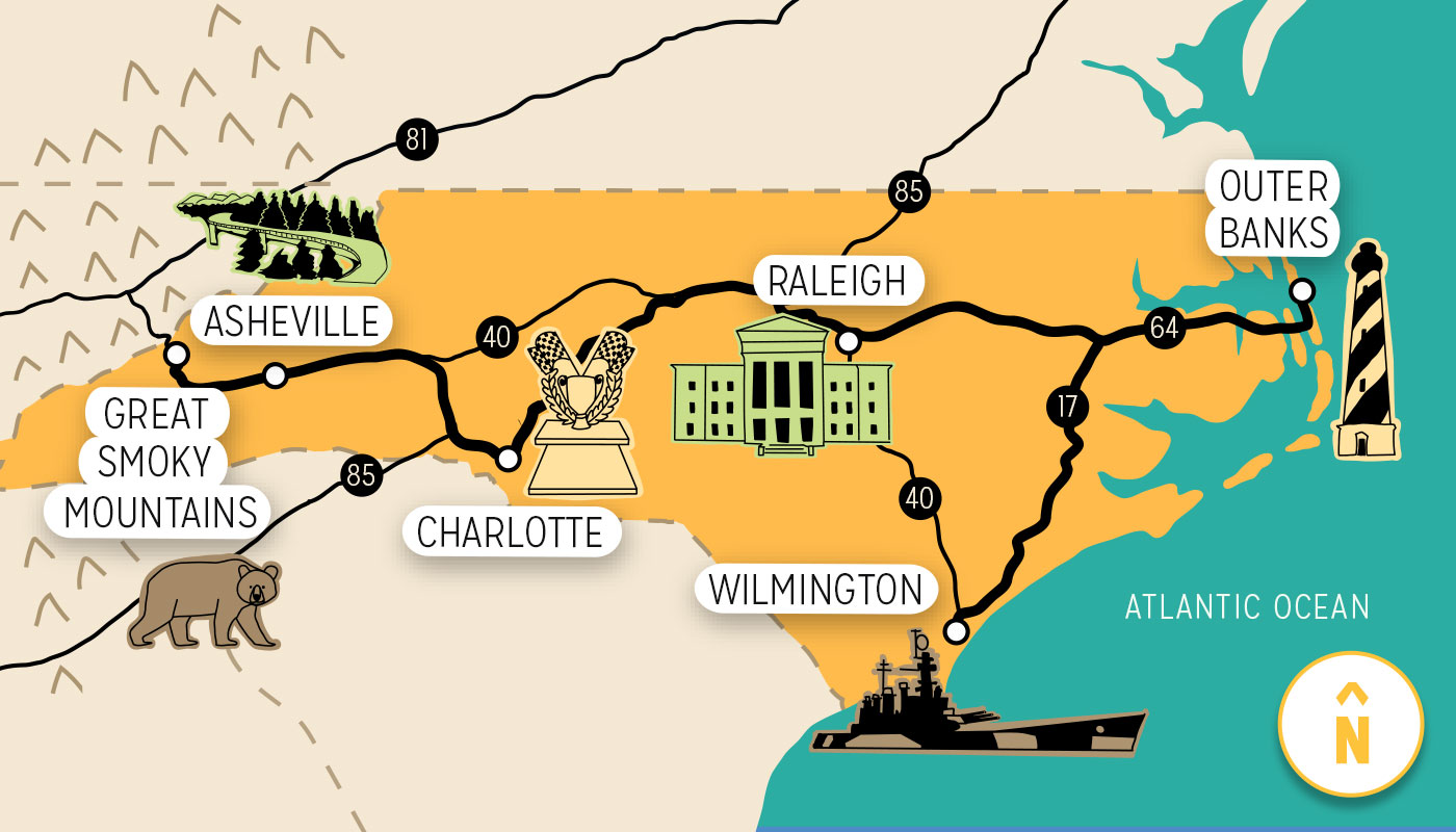 Best Road Trips in the USA: North Carolina